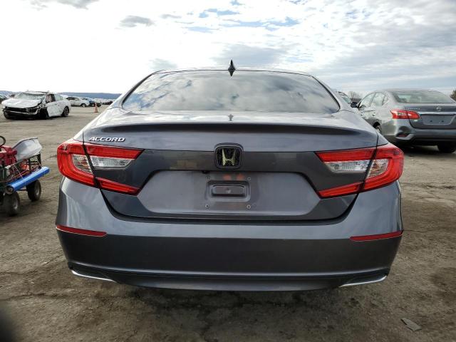 1HGCV1F19LA020252 - 2020 HONDA ACCORD LX GRAY photo 6