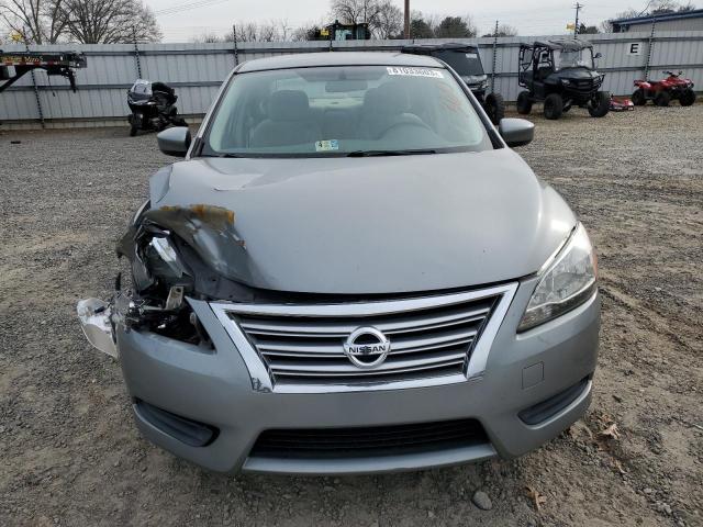 3N1AB7AP5DL612029 - 2013 NISSAN SENTRA S SILVER photo 5