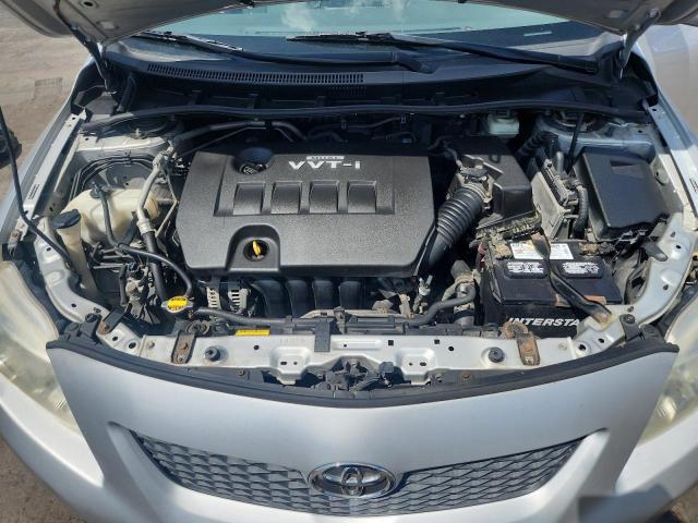 JTDBL40EX99041487 - 2009 TOYOTA COROLLA BASE ვერცხლისფერი ფოტო 11