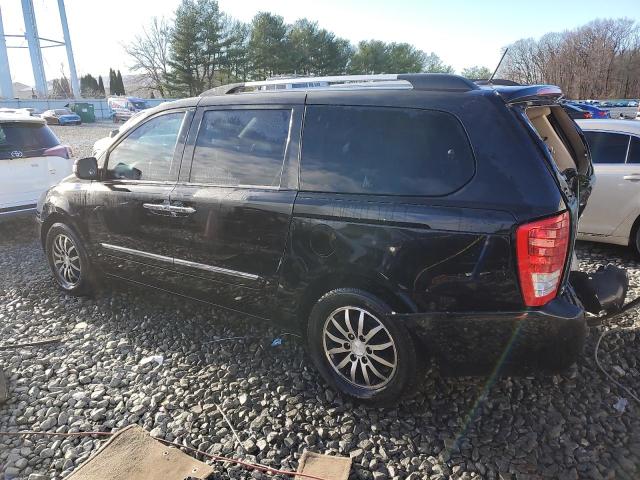 KNDMH4C76C6485272 - 2012 KIA SEDONA EX BLACK photo 2