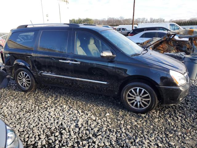 KNDMH4C76C6485272 - 2012 KIA SEDONA EX BLACK photo 4