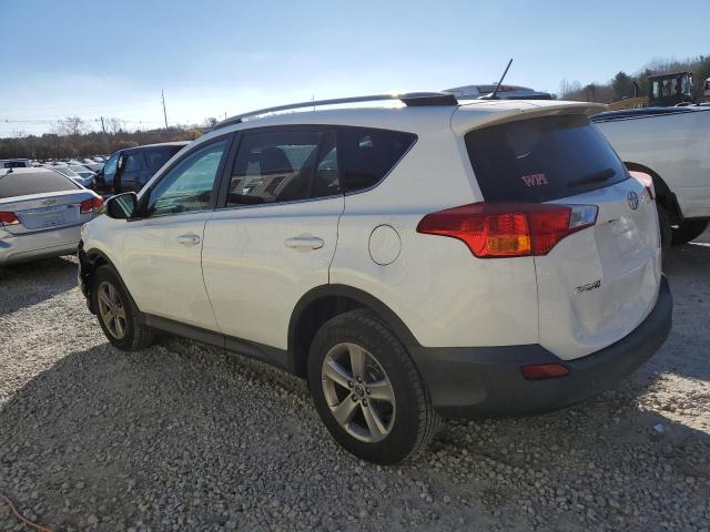 2T3RFREV2FW285349 - 2015 TOYOTA RAV4 XLE WHITE photo 2