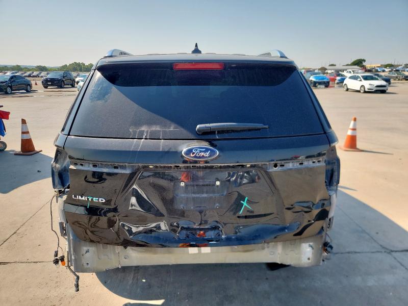 1FM5K7F85JGC84378 - 2018 FORD EXPLORER LIMITED BLACK photo 6