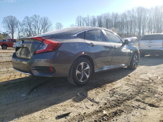 2HGFC2F6XKH580561 - 2019 HONDA CIVIC LX GRAY photo 3