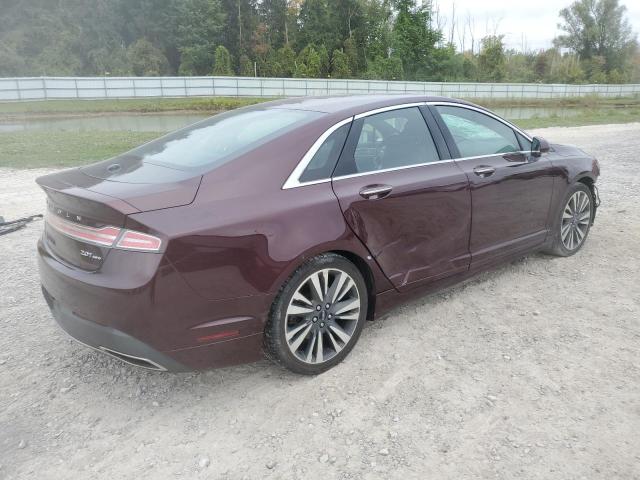 3LN6L5F99HR643281 - 2017 LINCOLN MKZ RESERVE ბურგუნდია ფოტო 3