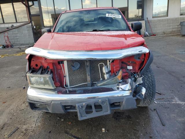 1GCDT136158157625 - 2005 CHEVROLET COLORADO RED photo 5