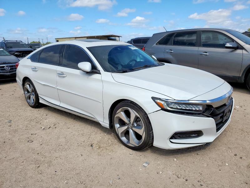 1HGCV2F91JA012672 - 2018 HONDA ACCORD TOURING Ақ фото 4