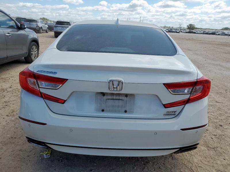 1HGCV2F91JA012672 - 2018 HONDA ACCORD TOURING Ақ фото 6