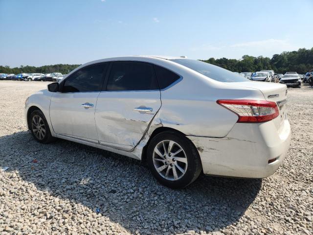 3N1AB7AP2DL682250 - 2013 NISSAN SENTRA S WHITE photo 2
