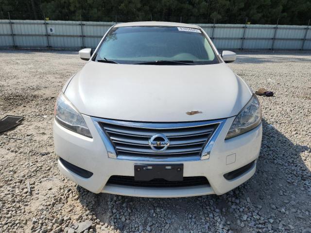 3N1AB7AP2DL682250 - 2013 NISSAN SENTRA S WHITE photo 5