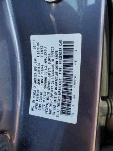 1HGCR3F89FA034301 - 2015 HONDA ACCORD EXL GRAY photo 13