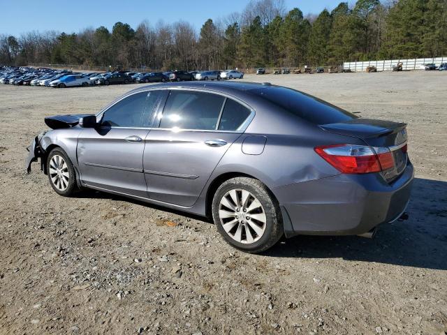 1HGCR3F89FA034301 - 2015 HONDA ACCORD EXL GRAY photo 2