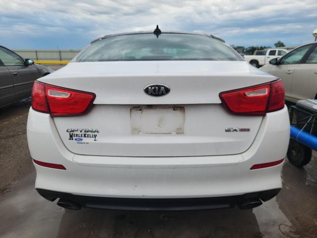 5XXGN4A70FG364302 - 2015 KIA OPTIMA EX WHITE photo 6