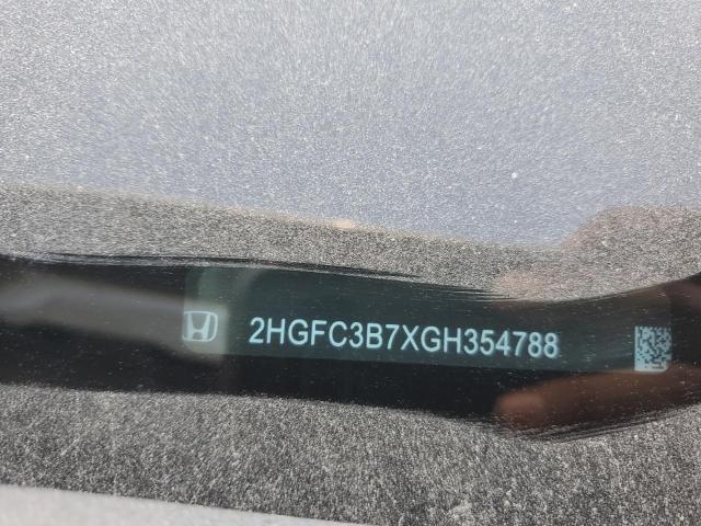 2HGFC3B7XGH354788 - 2016 HONDA CIVIC EXL თეთრი ფოტო 13