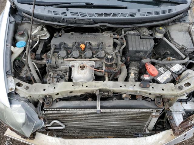 2HGFA1F60AH001611 - 2010 HONDA CIVIC LX-S SILVER photo 11