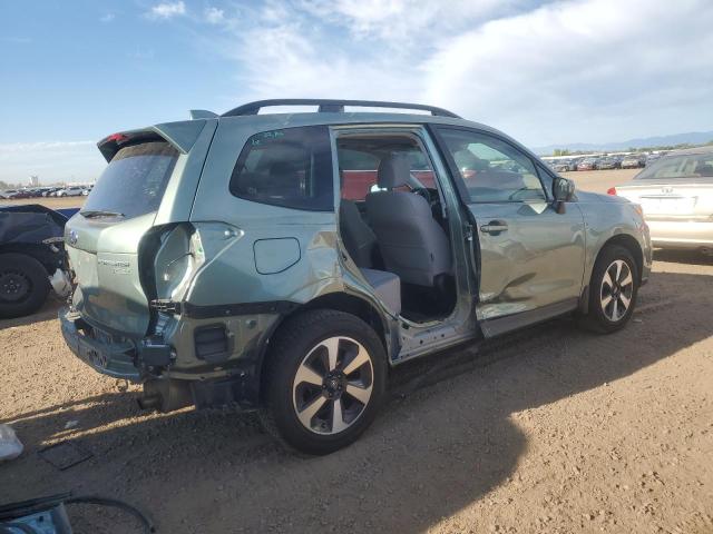 JF2SJAGC3HH423312 - 2017 SUBARU FORESTER 2.5I PREMIUM 绿色 照片 3