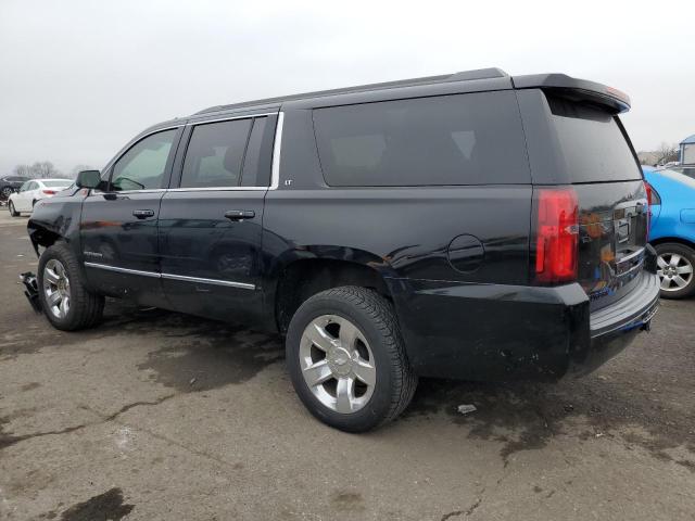 1GNSKHKC3HR294257 - 2017 CHEVROLET SUBURBAN K1500 LT BLACK photo 2