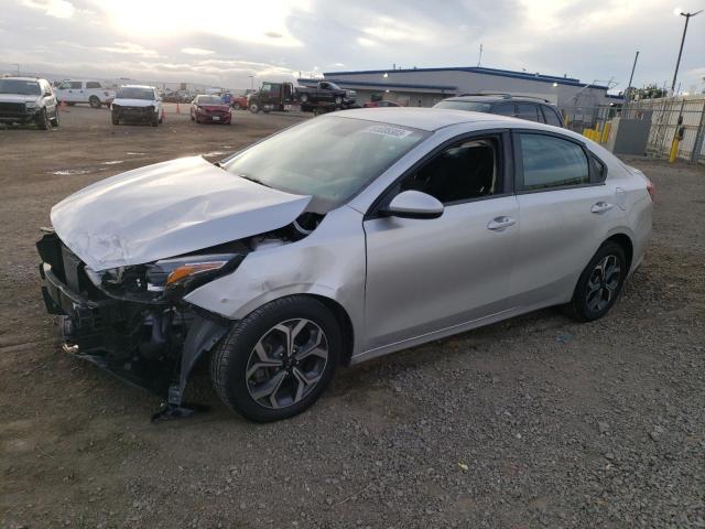 3KPF24AD6KE013892 - 2019 KIA FORTE FE SILVER photo 1