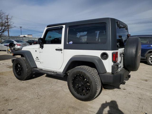 1C4GJWAG0GL110579 - 2016 JEEP WRANGLER SPORT WHITE photo 2