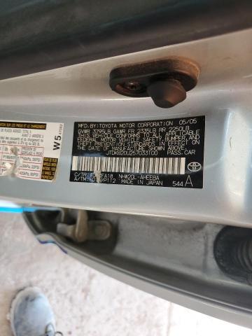 JTDKB20U257033100 - 2005 TOYOTA PRIUS ნაცრისფერი ფოტო 13