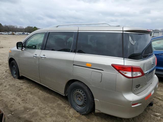 JN8AE2KP7C9047400 - 2012 NISSAN QUEST S TAN photo 2