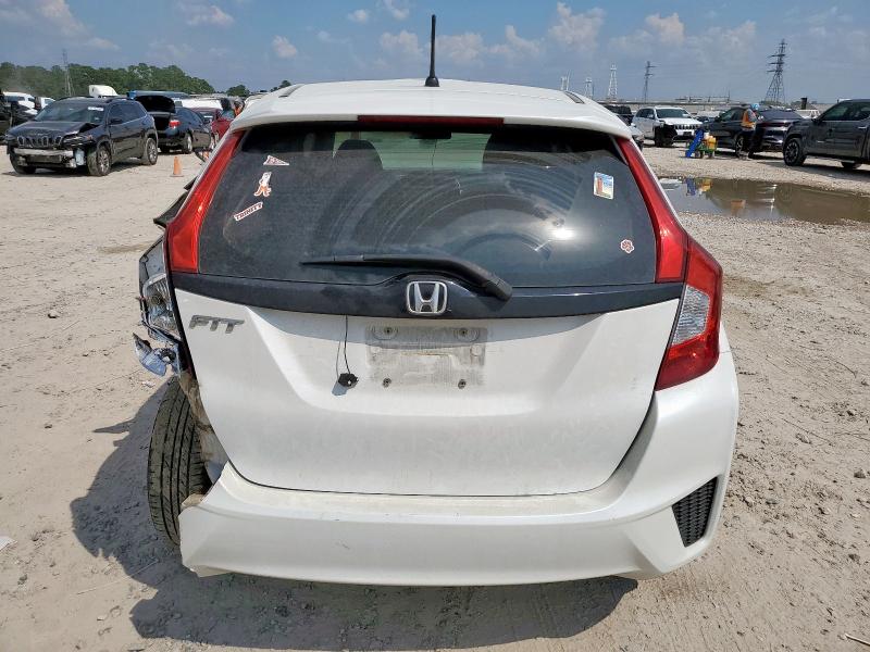 JHMGK5H56GS008008 - 2016 HONDA FIT LX WHITE photo 6