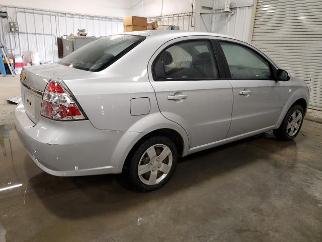 KL1TD56637B044221 - 2007 CHEVROLET AVEO BASE SILVER photo 3