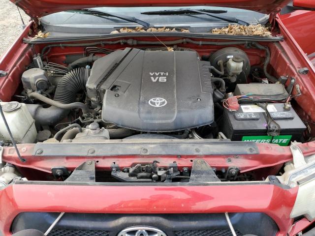 5TFUU4EN9CX043734 - 2012 TOYOTA TACOMA RED photo 11