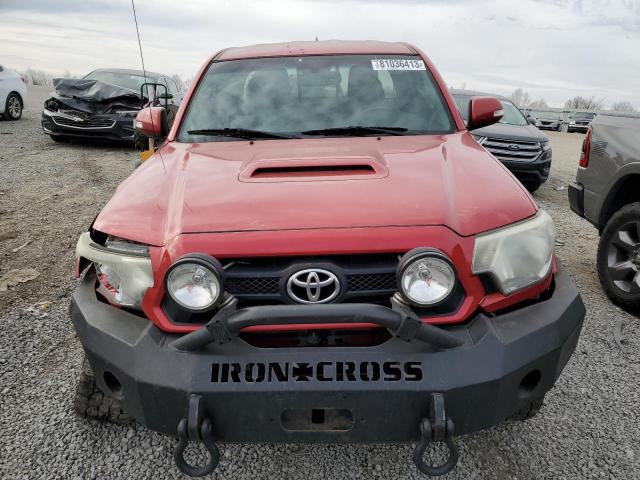 5TFUU4EN9CX043734 - 2012 TOYOTA TACOMA RED photo 5