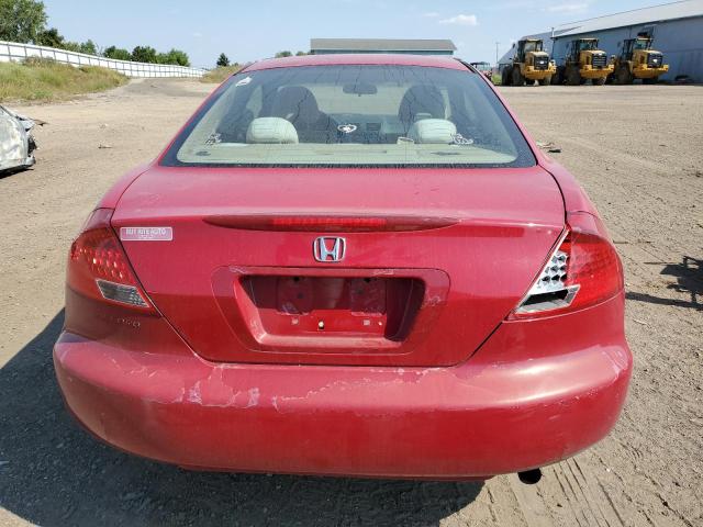 1HGCM72387A021119 - 2007 HONDA ACCORD LX 红色 照片 6