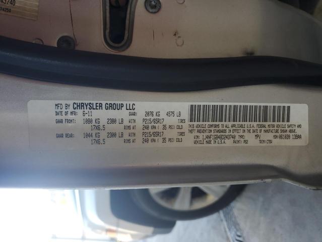 1J4NF1GB4BD243740 - 2011 JEEP PATRIOT SPORT SILVER photo 14