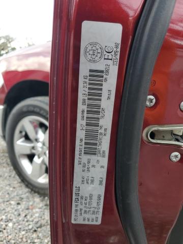 1C6RR7LTXHS701180 - 2017 RAM 1500 SLT MAROON photo 12