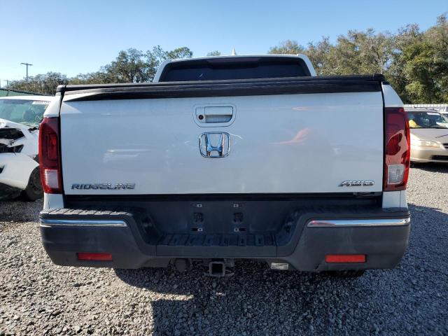 5FPYK3F60HB027696 - 2017 HONDA RIDGELINE RTL WHITE photo 6