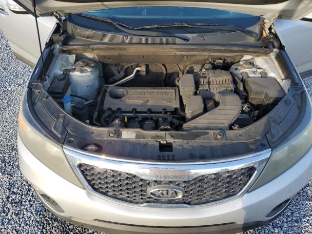 5XYKU4A10BG075158 - 2011 KIA SORENTO EX SILVER photo 11