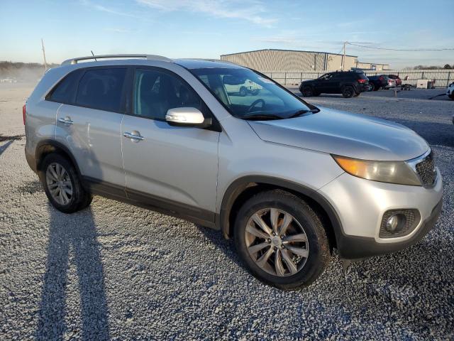 5XYKU4A10BG075158 - 2011 KIA SORENTO EX SILVER photo 4