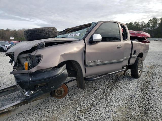 5TBRN34182S250110 - 2002 TOYOTA TUNDRA ACCESS CAB SR5 BEIGE photo 1