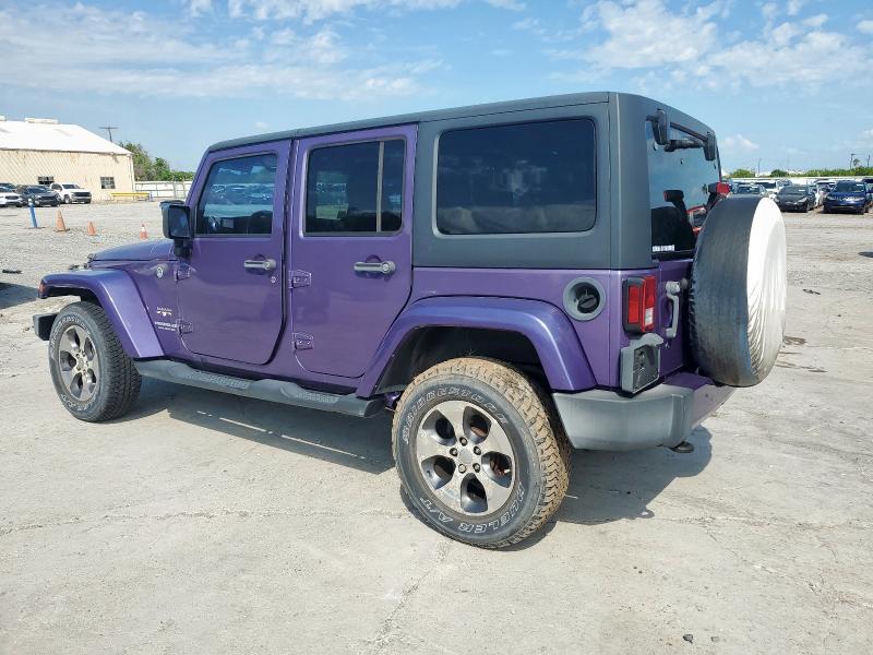 1C4BJWEG4HL711242 - 2017 JEEP WRANGLER UNLIMITED SAHARA PURPLE photo 2