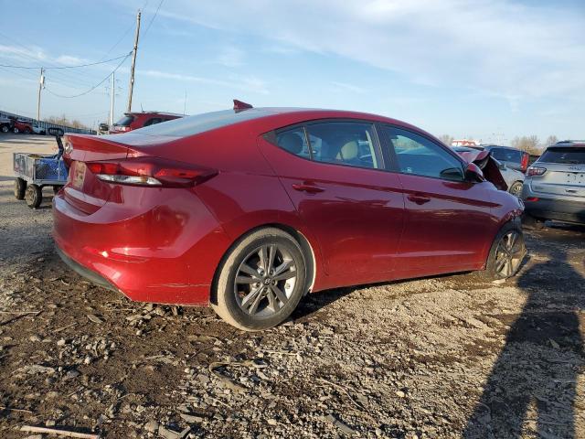 5NPD84LF4HH034278 - 2017 HYUNDAI ELANTRA SE RED photo 3