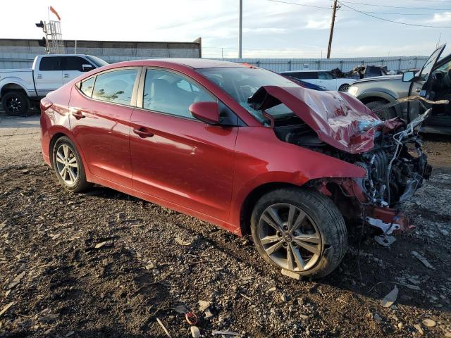 5NPD84LF4HH034278 - 2017 HYUNDAI ELANTRA SE RED photo 4