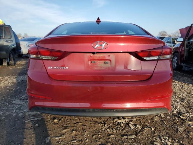 5NPD84LF4HH034278 - 2017 HYUNDAI ELANTRA SE RED photo 6