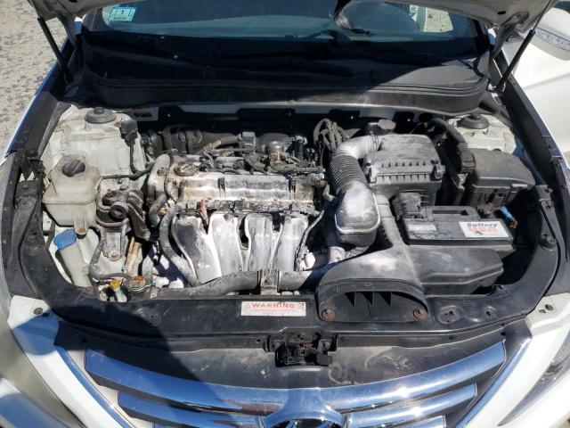 5NPEC4AC5EH893466 - 2014 HYUNDAI SONATA SE WHITE photo 11
