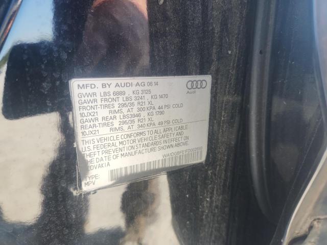 WA1DGBFE1FD002699 - 2015 AUDI Q7 PRESTIGE 黑色 照片 13