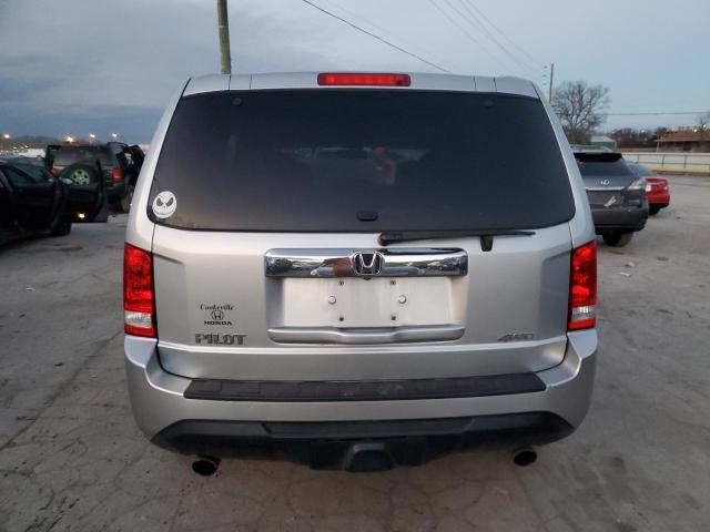 5FNYF4H59CB065427 - 2012 HONDA PILOT EXL SILVER photo 6