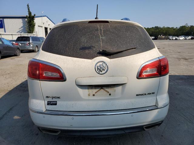 5GAKRBKD4EJ330267 - 2014 BUICK ENCLAVE WHITE photo 6