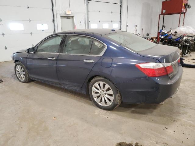 1HGCR3F83DA015353 - 2013 HONDA ACCORD EXL BLUE photo 2