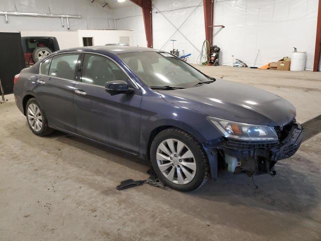 1HGCR3F83DA015353 - 2013 HONDA ACCORD EXL BLUE photo 4