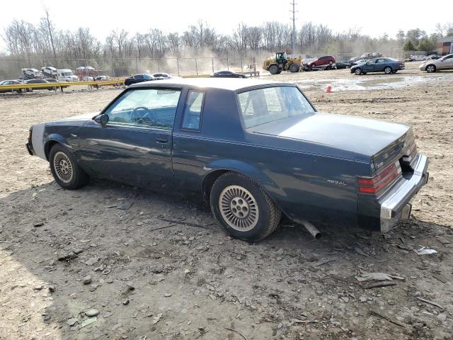 1G4GK4795FP419686 - 1985 BUICK REGAL T-TYPE GRAY photo 2