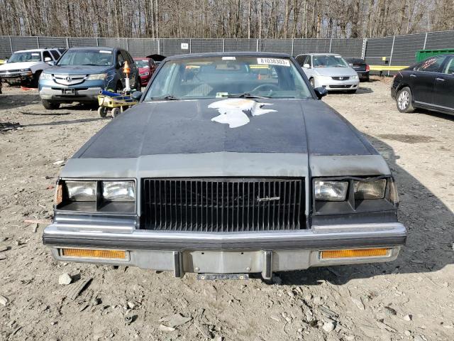 1G4GK4795FP419686 - 1985 BUICK REGAL T-TYPE GRAY photo 5