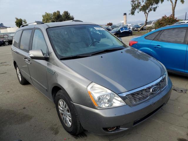 KNDMG4C72C6443409 - 2012 KIA SEDONA LX TAN photo 4