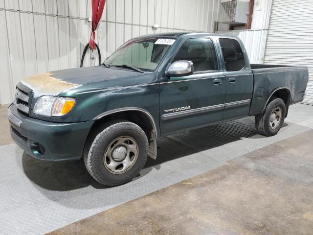 5TBRN34183S400718 - 2003 TOYOTA TUNDRA ACCESS CAB SR5 GREEN photo 1